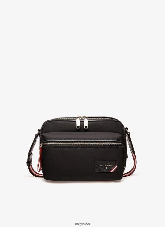 שָׁחוֹר Bally תיק כתב פיג'י טכנו ניילון גברים אביזרים AS12D413