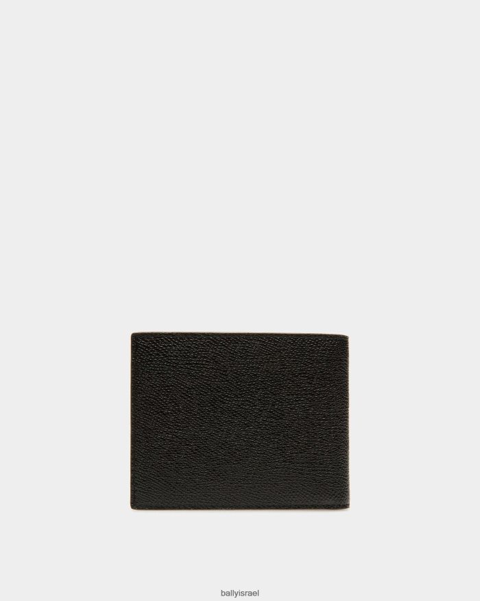 שָׁחוֹר Bally ארנק עור טרסאי גברים אביזרים AS12D420