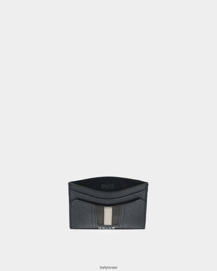 כְּחוֹל Bally כיתוב מחזיק כרטיס ביקור מעור גברים אביזרים AS12D422