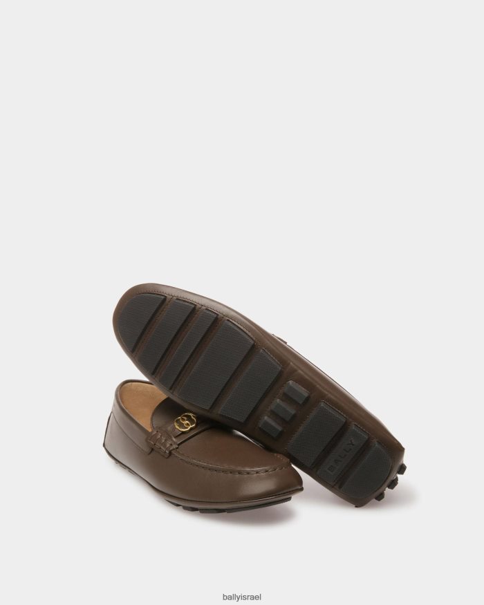 חום Bally מרסן נהגים עור גברים הַנעָלָה AS12D449