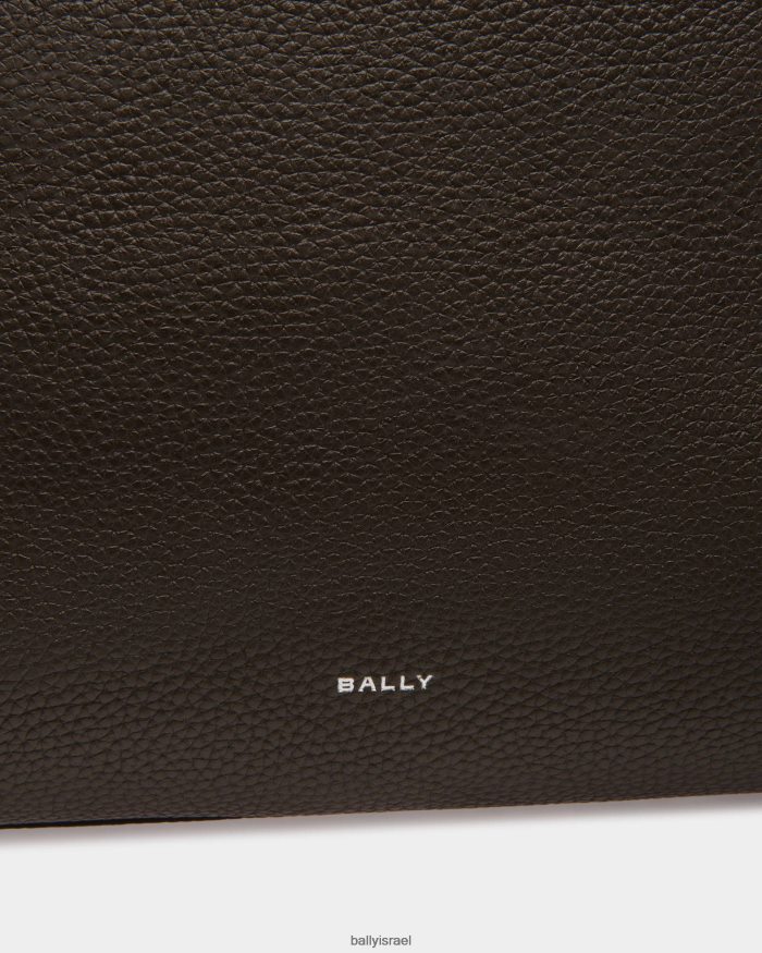 חום Bally עור תיק גב לאגו גברים אביזרים AS12D450