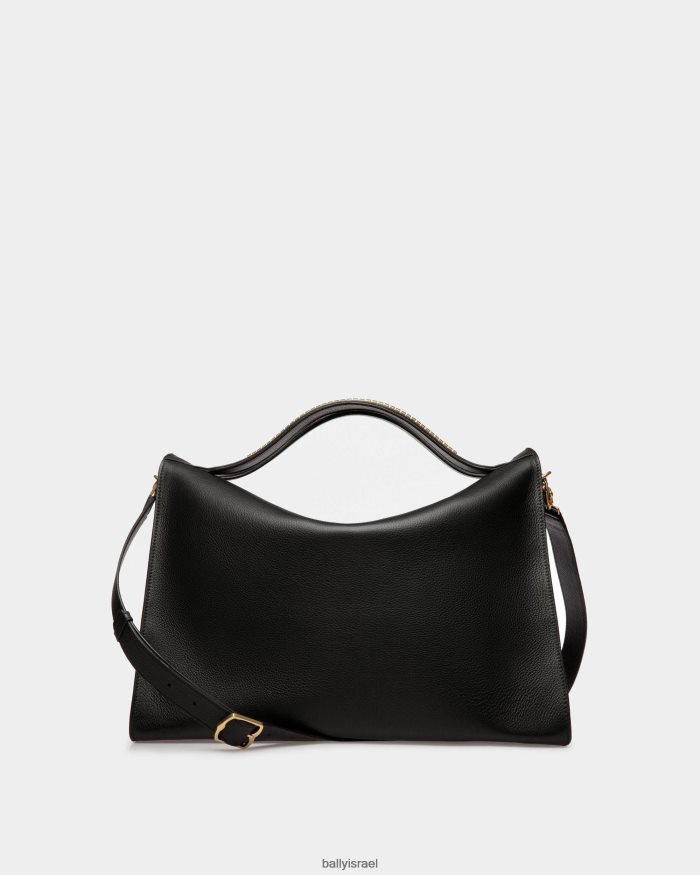 שָׁחוֹר Bally ארקל תיק תיק רך מעור גברים אביזרים AS12D466