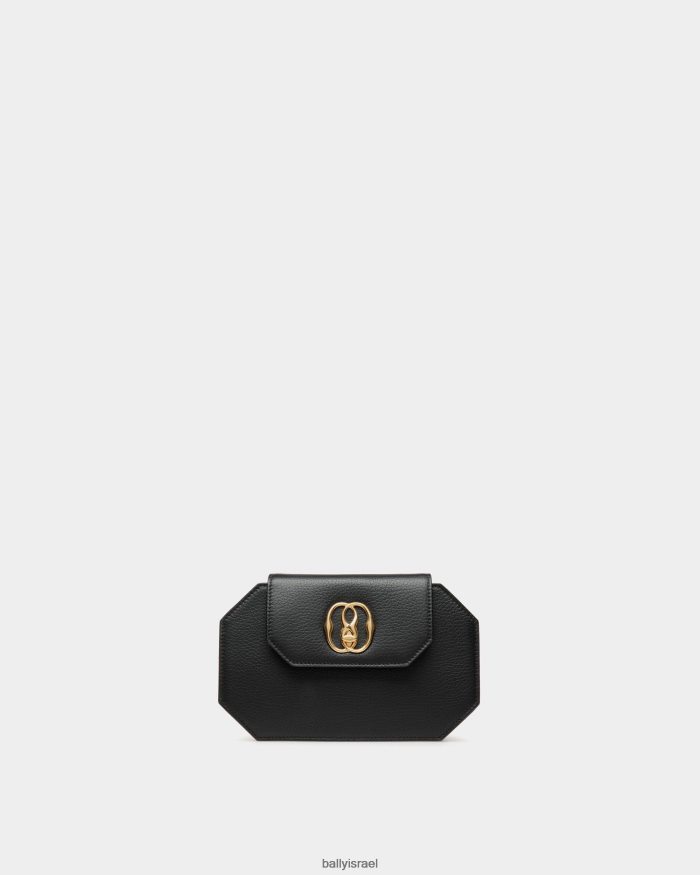 שָׁחוֹר Bally סמל עור מתומן נשים אביזרים AS12D47