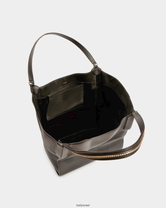 שָׁחוֹר Bally עור קניות גדול של ארקל גברים אביזרים AS12D474