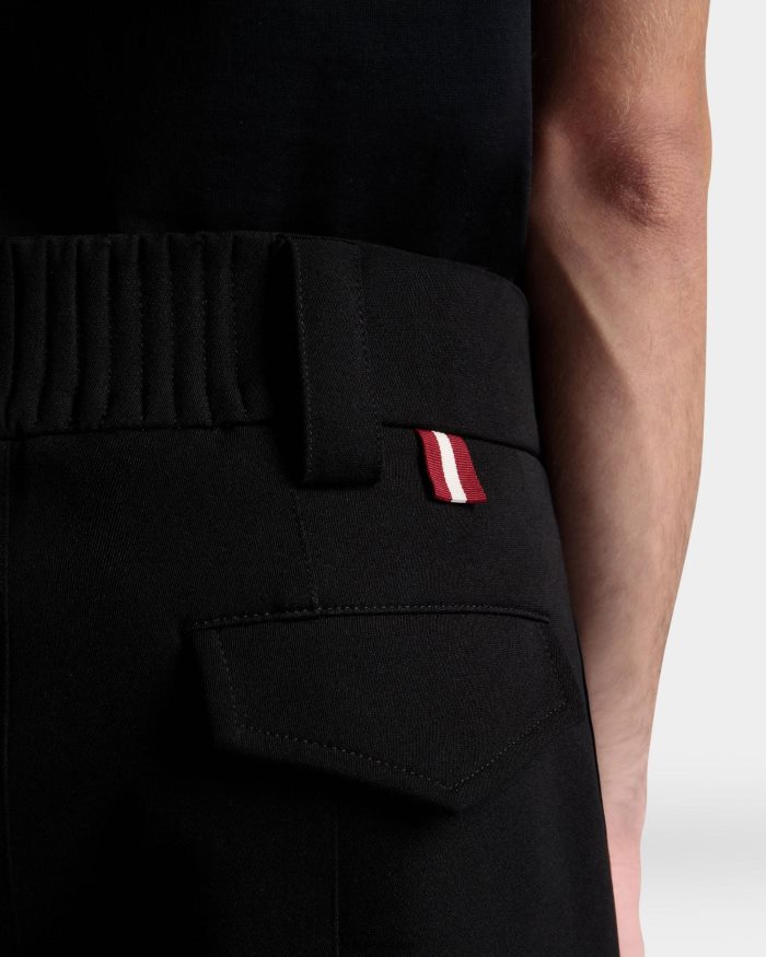 שָׁחוֹר Bally מִכְנָסַיִים גברים הַלבָּשָׁה AS12D482