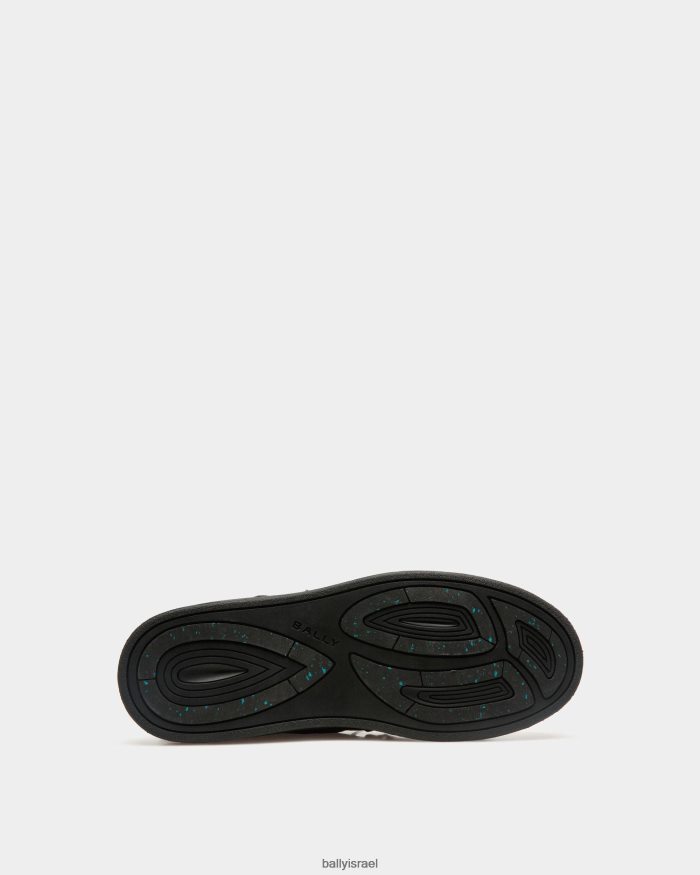 שָׁחוֹר Bally מגף שרוכי פרי ניילון גברים הַנעָלָה AS12D485