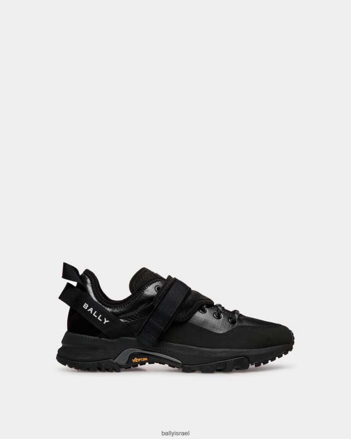 שָׁחוֹר Bally ניילון נעלי ספורט מהיר יותר גברים הַנעָלָה AS12D487