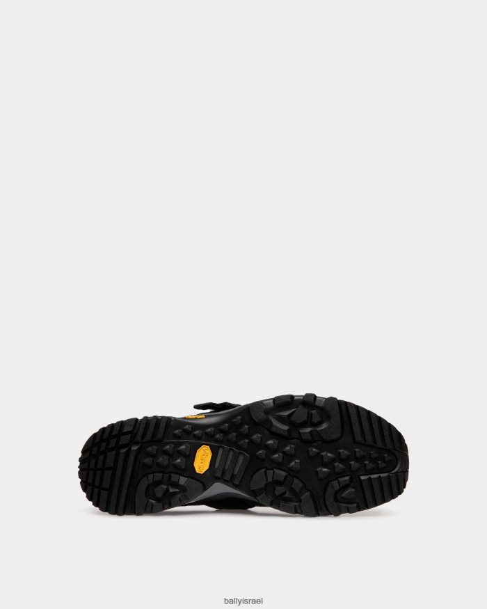 שָׁחוֹר Bally ניילון נעלי ספורט מהיר יותר גברים הַנעָלָה AS12D487