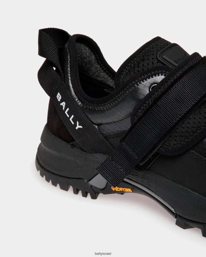 שָׁחוֹר Bally ניילון נעלי ספורט מהיר יותר גברים הַנעָלָה AS12D487