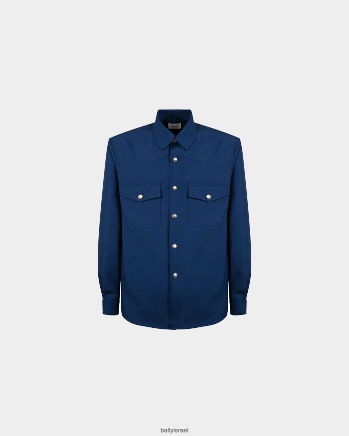 כְּחוֹל Bally חוּלצָה גברים הַלבָּשָׁה AS12D491