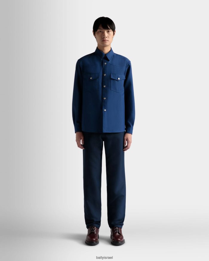 כְּחוֹל Bally חוּלצָה גברים הַלבָּשָׁה AS12D491