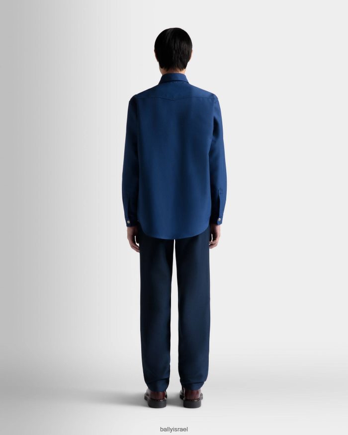 כְּחוֹל Bally חוּלצָה גברים הַלבָּשָׁה AS12D491