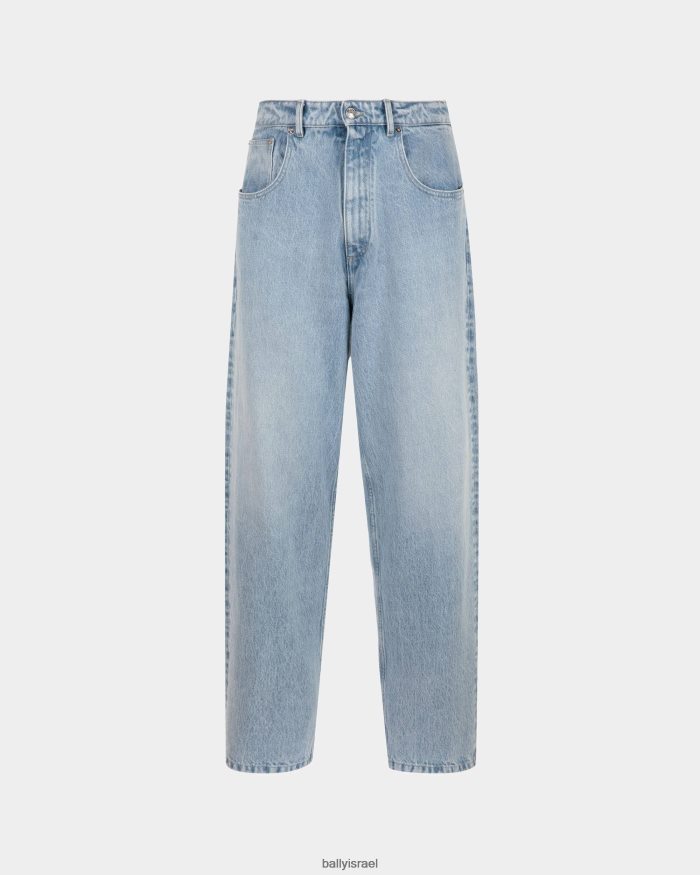 כְּחוֹל Bally מכנסי ג'ינס רגועים גברים הַלבָּשָׁה AS12D495