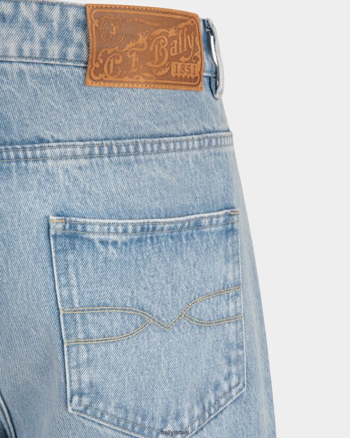 כְּחוֹל Bally מכנסי ג'ינס רגועים גברים הַלבָּשָׁה AS12D495