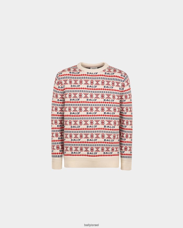 סַסגוֹנִיוּת Bally סוודר צמר גברים הַלבָּשָׁה AS12D502