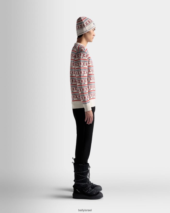 סַסגוֹנִיוּת Bally סוודר צמר גברים הַלבָּשָׁה AS12D502