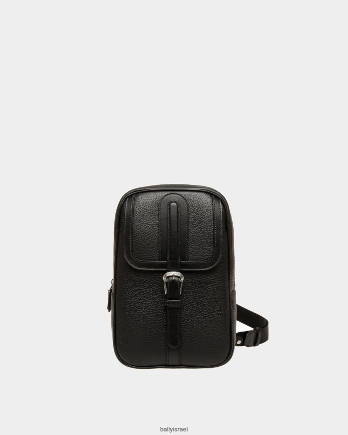 שָׁחוֹר Bally ספין קלע מעור גרגירים גברים אביזרים AS12D515