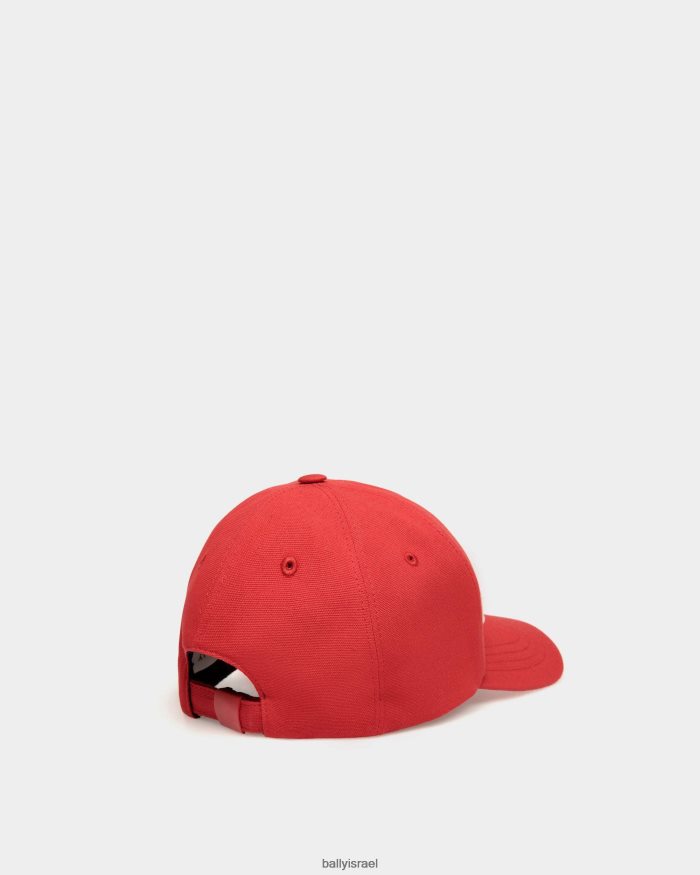 אָדוֹם Bally כובע בייסבול כותנה גברים אביזרים AS12D517
