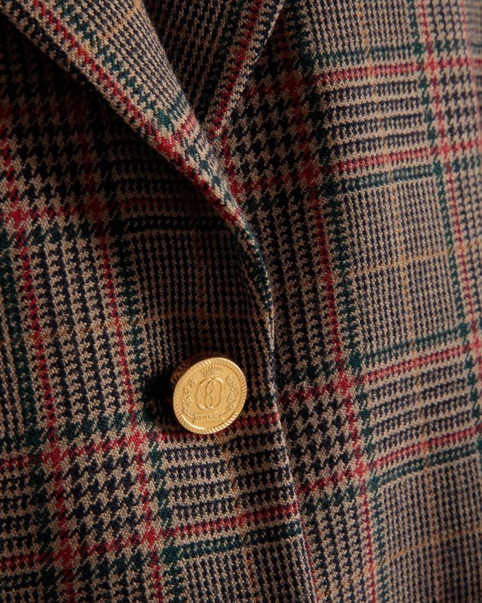 חום Bally ז'קט משובץ נשים הַלבָּשָׁה AS12D520