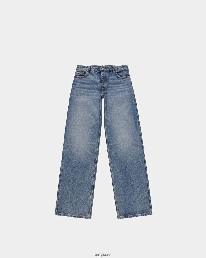 כְּחוֹל Bally מכנסי ג'ינס ישרים נשים הַלבָּשָׁה AS12D531