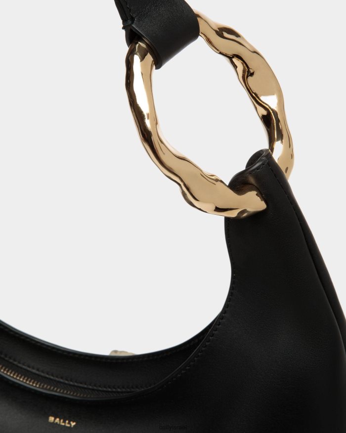 שָׁחוֹר Bally תיק נווד בארוק מעור נשים אביזרים AS12D538