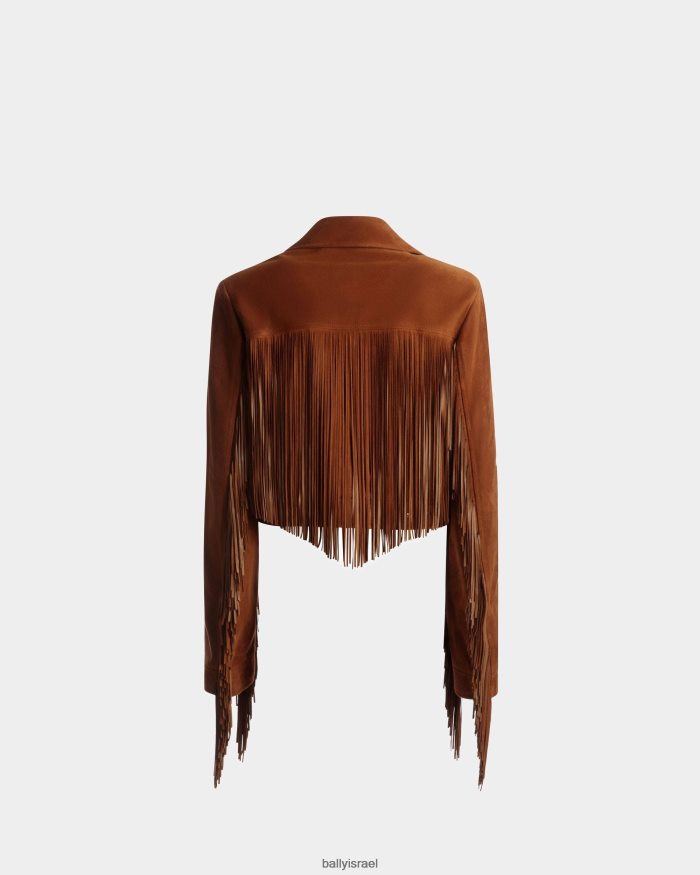 חום Bally ז'קט עם ציצית נשים הַלבָּשָׁה AS12D541