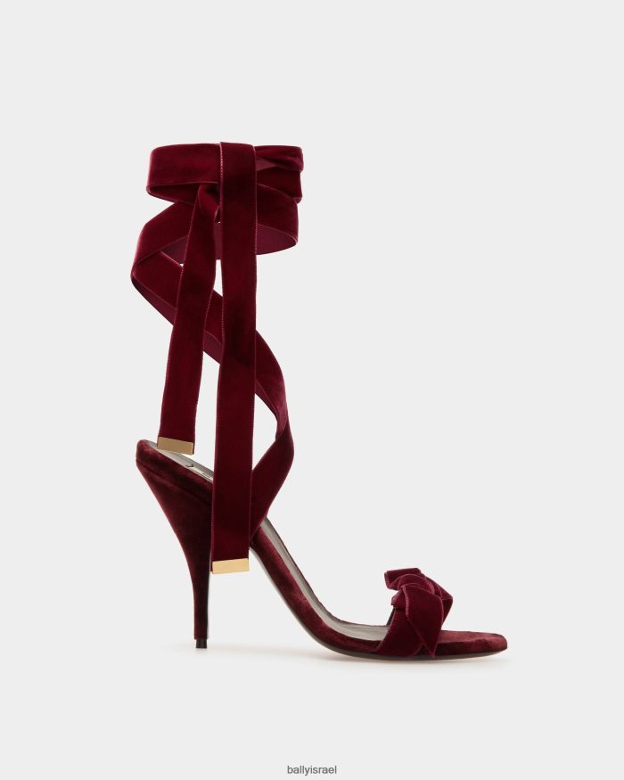 אָדוֹם Bally סנדלי אניטה עם עקבים נשים הַנעָלָה AS12D549