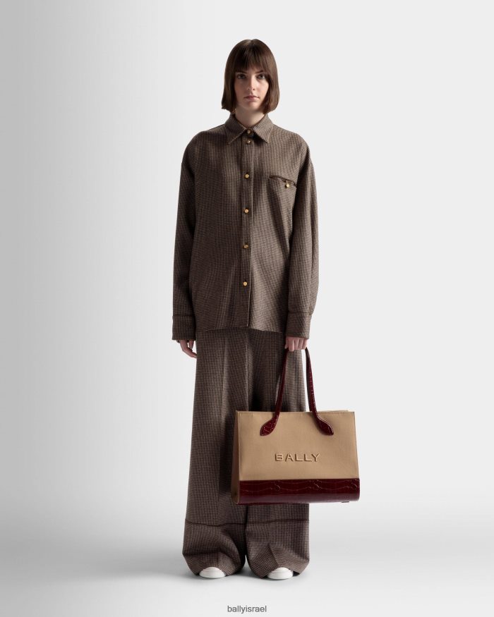 בז' Bally תיק בר נשים אביזרים AS12D550