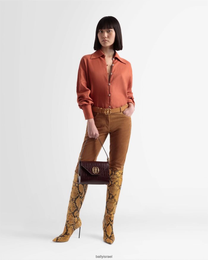 אָדוֹם Bally ידית עליונה סמל נשים אביזרים AS12D560