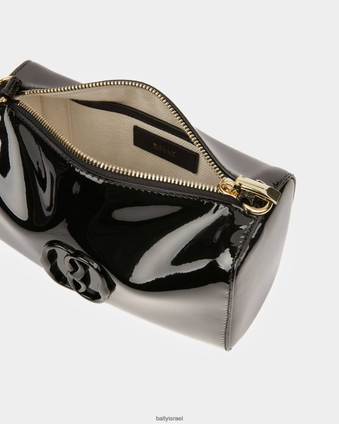 שָׁחוֹר Bally סמל מיני תיק עור נשים אביזרים AS12D563