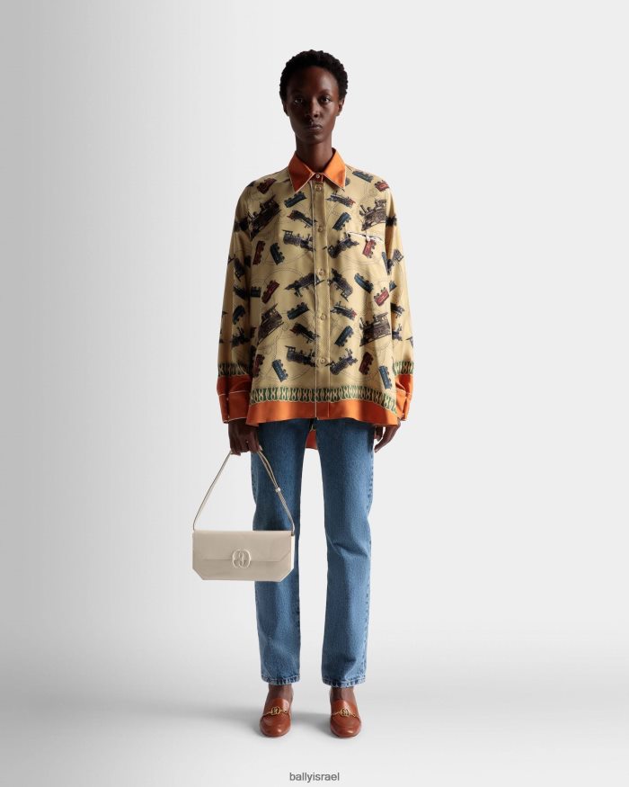 לבן Bally תיק כתף סמל נשים אביזרים AS12D569