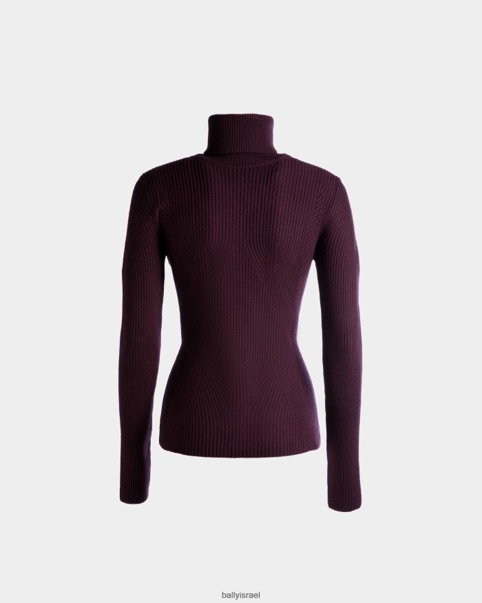 סָגוֹל Bally סוודר עם צווארון גליל נשים הַלבָּשָׁה AS12D577
