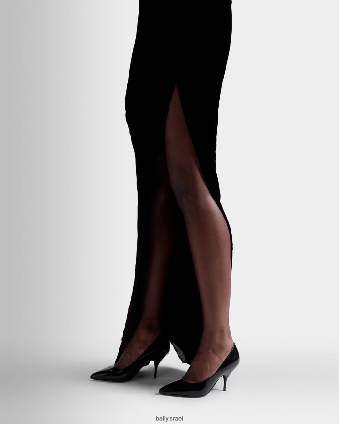 שָׁחוֹר Bally קלאודל שואבת עור נשים הַנעָלָה AS12D588