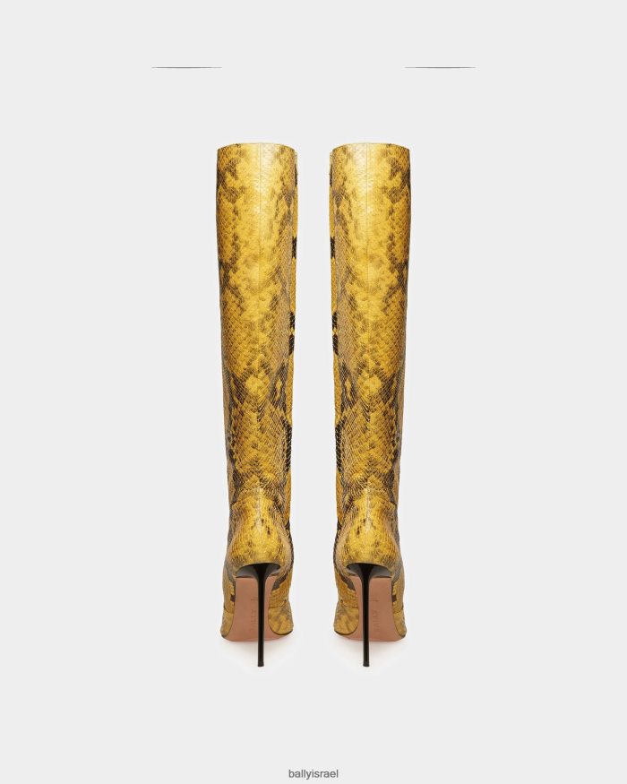 צהוב Bally אתחול חסום נשים הַנעָלָה AS12D609