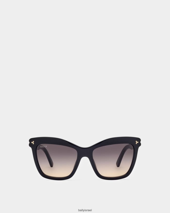 שָׁחוֹר Bally משקפי שמש בבט אצטט נשים אביזרים AS12D61