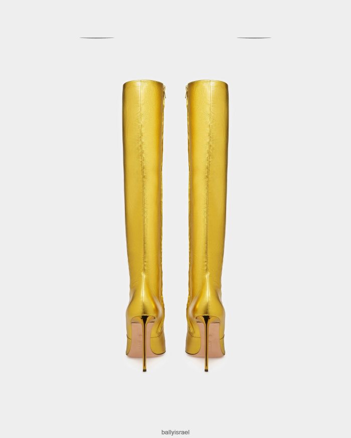 זהב Bally אתחול חסום נשים הַנעָלָה AS12D610