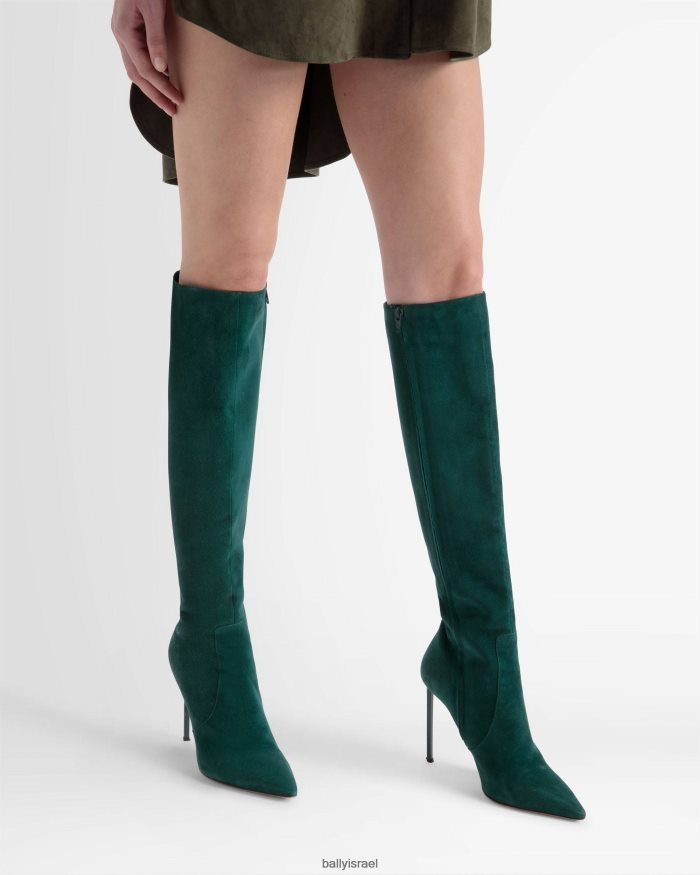 ירוק Bally אתחול חסום נשים הַנעָלָה AS12D611