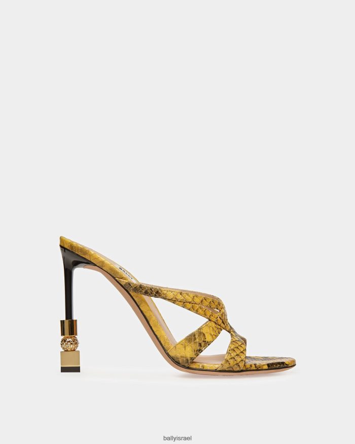 צהוב Bally סנדל מגלשות בלוק נשים הַנעָלָה AS12D613