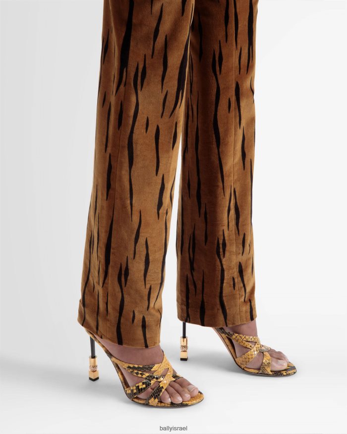 צהוב Bally סנדל מגלשות בלוק נשים הַנעָלָה AS12D613