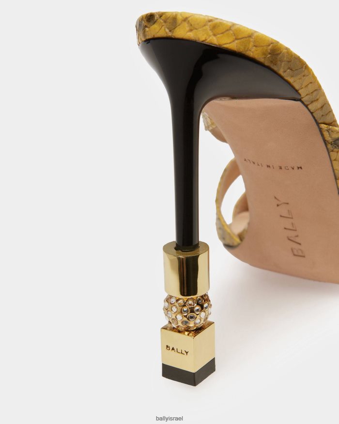 צהוב Bally סנדל מגלשות בלוק נשים הַנעָלָה AS12D613