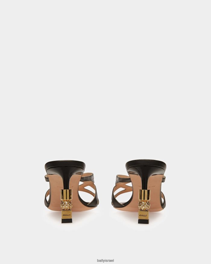 שָׁחוֹר Bally סנדל מגלשות בלוק נשים הַנעָלָה AS12D619