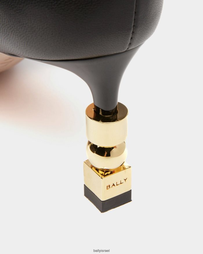 שָׁחוֹר Bally בלוק עור משאבות נשים הַנעָלָה AS12D623