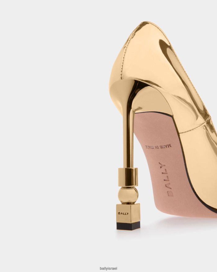 זהב Bally בלוק משאבות בד נשים הַנעָלָה AS12D624