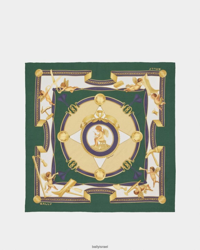 ירוק Bally צעיף מודפס נשים אביזרים AS12D631