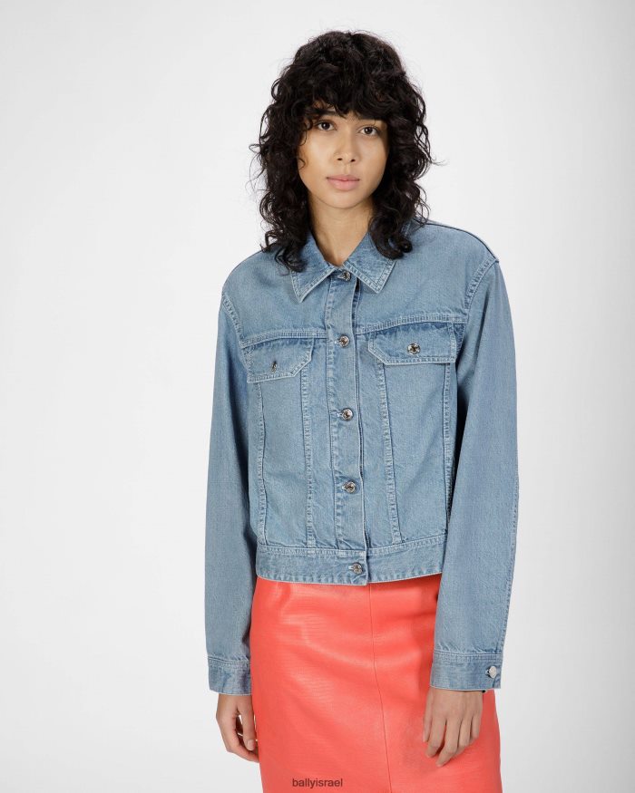 כְּחוֹל Bally ז'קט ג'ינס נשים הַלבָּשָׁה AS12D63