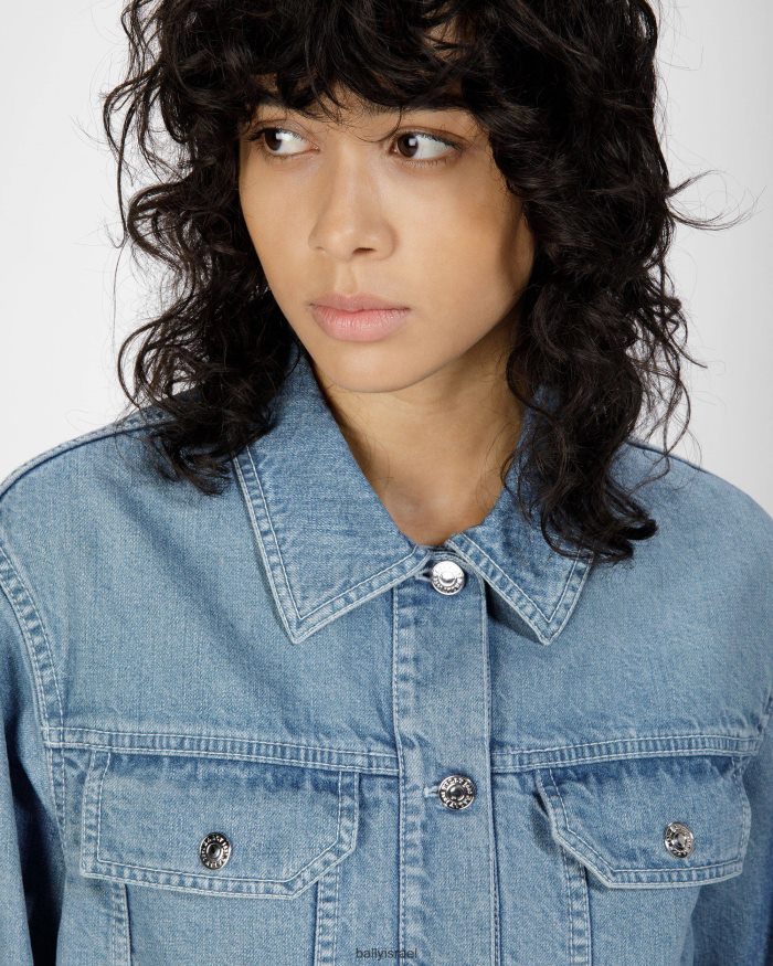 כְּחוֹל Bally ז'קט ג'ינס נשים הַלבָּשָׁה AS12D63