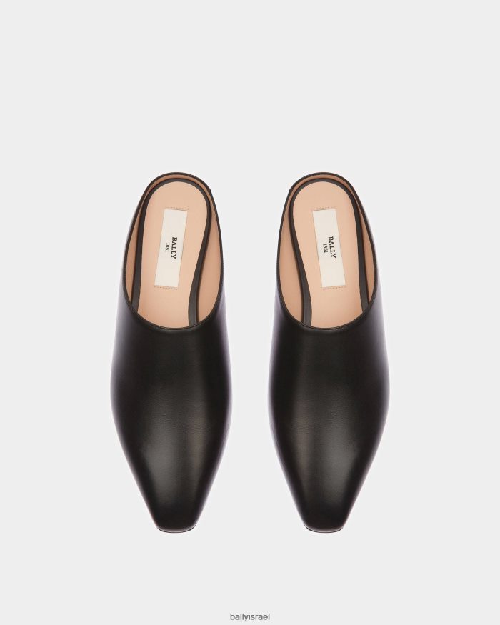 שָׁחוֹר Bally משאבות שטוחות מעור נארה נשים הַנעָלָה AS12D644