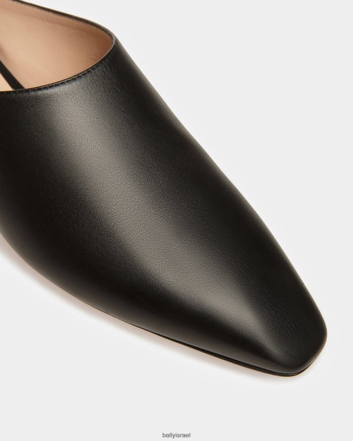 שָׁחוֹר Bally משאבות שטוחות מעור נארה נשים הַנעָלָה AS12D644