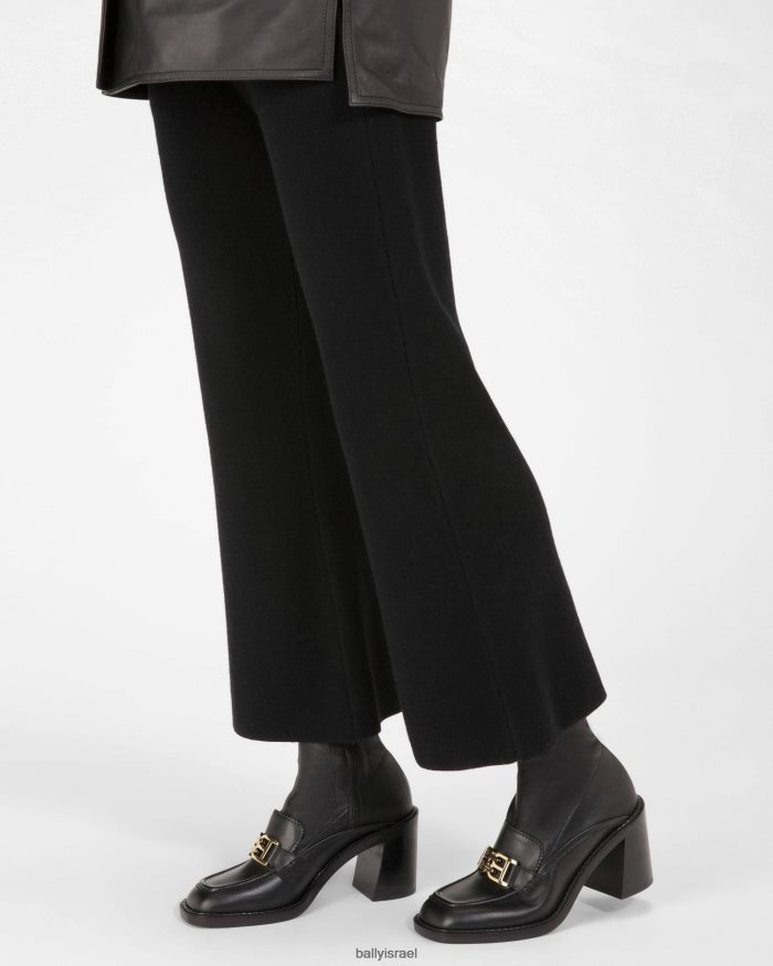 שָׁחוֹר Bally מגפונים מעור אנזי נשים הַנעָלָה AS12D648