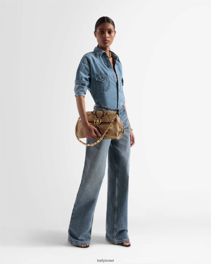 חום Bally תיק כתף סמל נשים אביזרים AS12D657